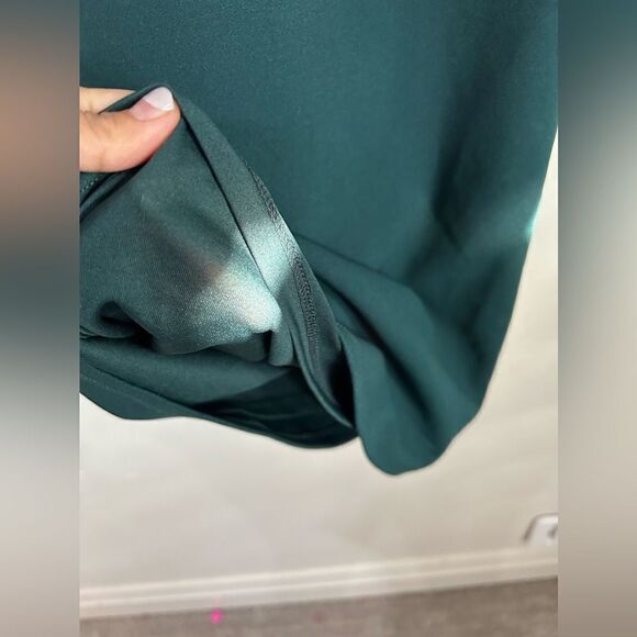NWT H&M Emerald Green Pencil Midi Dress - Picture 9 of 10